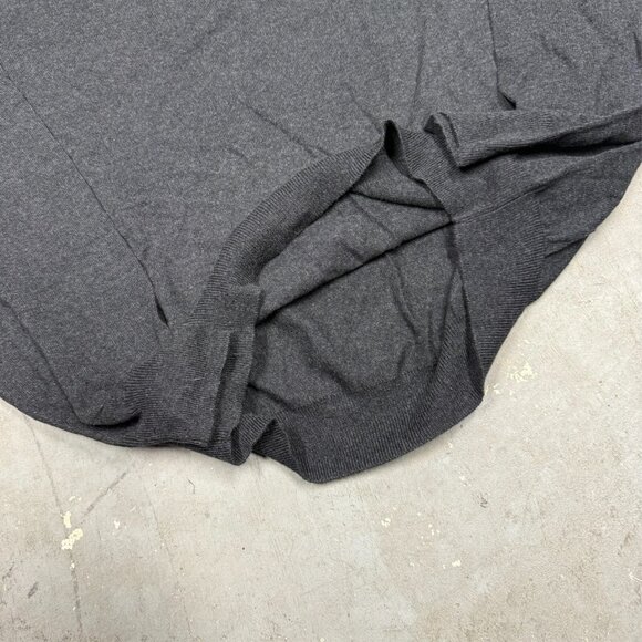 NWT Sebastian Cooper Cotton Cashmere Knit Sweater V-Neck Grey Lightweight XL - Picture 6 of 7